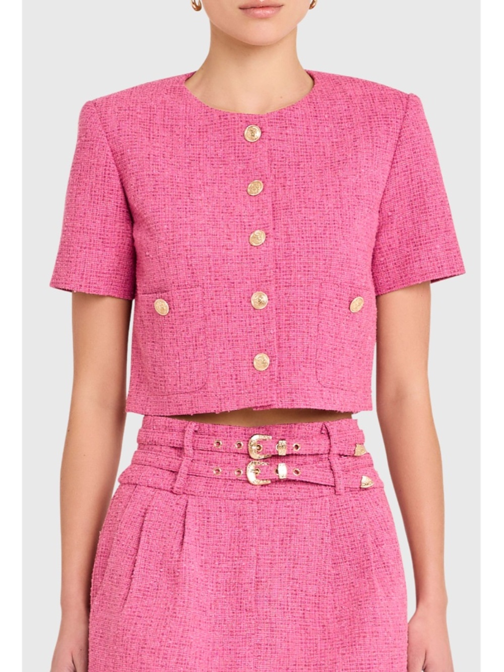 Amanda Uprichard Braswell Roseberry Pink Top